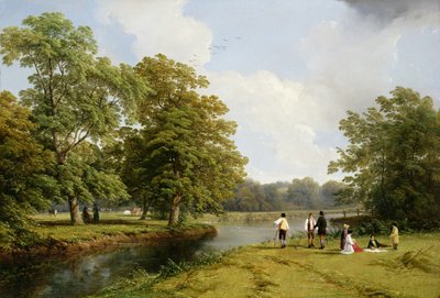 A Picnic in Stoneleigh Park by Thomas Baker